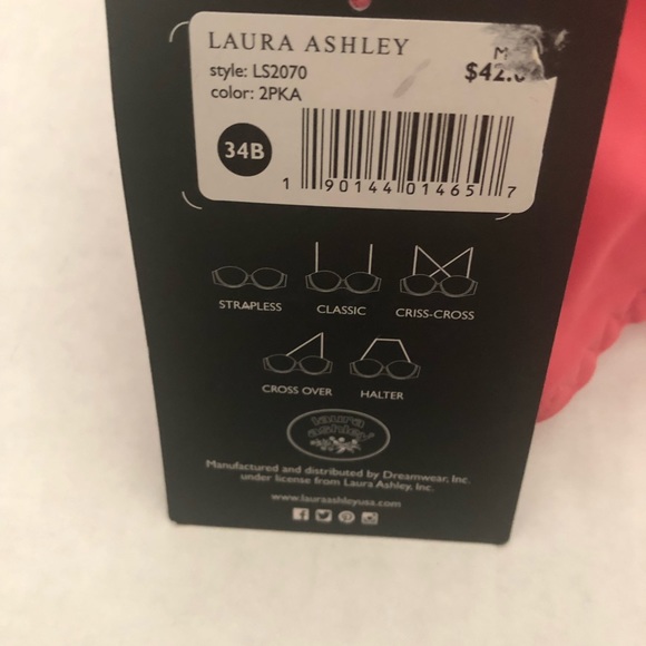 Laura Ashley 34B 5-way convertible bra - Picture 5 of 9